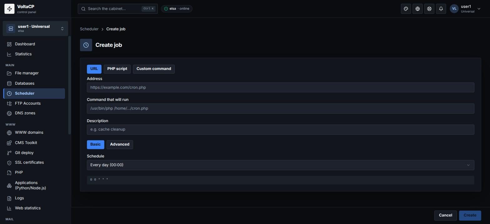 How to run a PHP script on a schedule (cron)