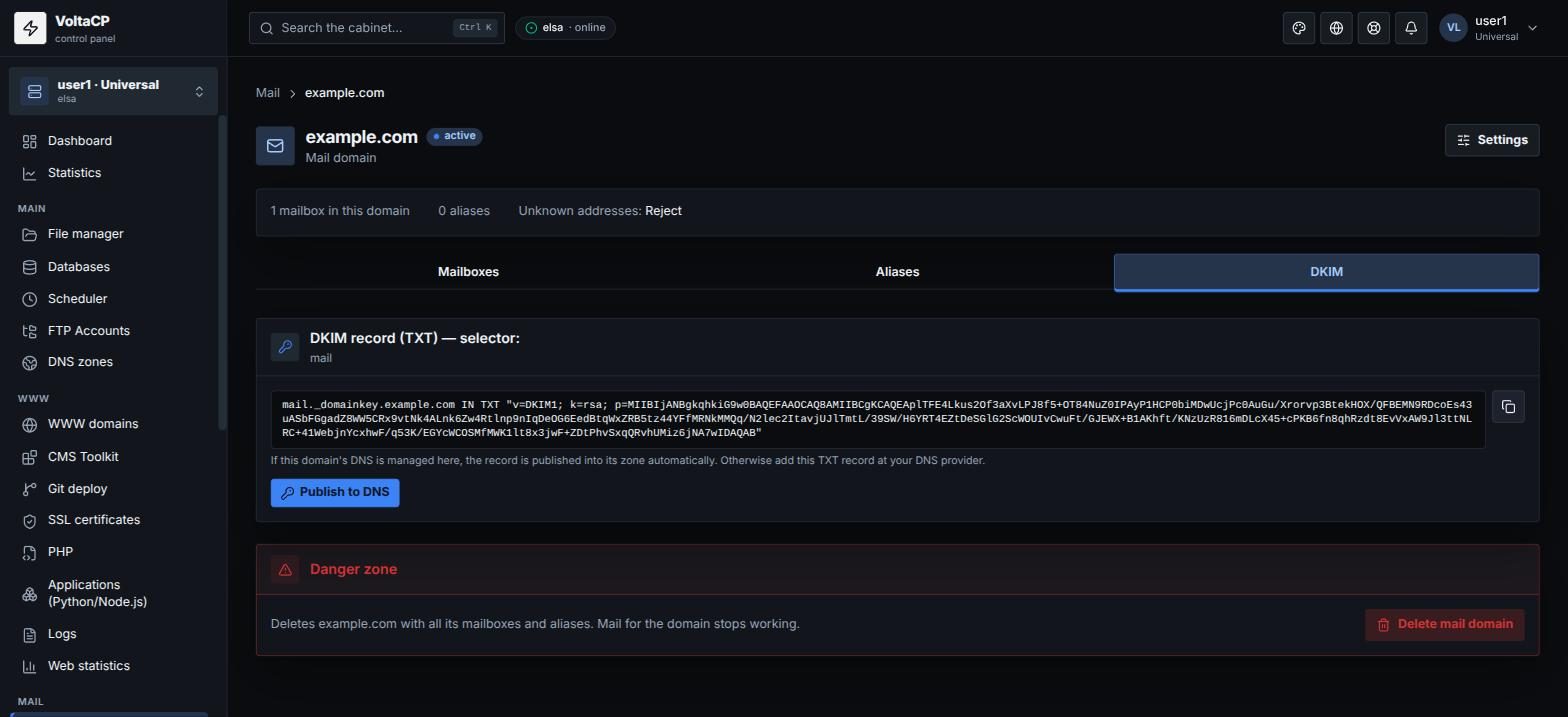 How to keep emails out of spam? DKIM signature and SPF